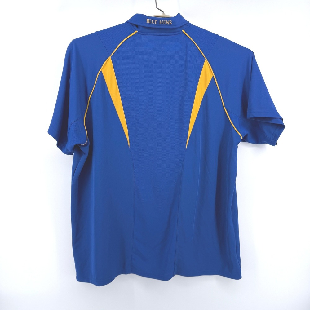 Under Armour University of Delaware Blue Hens Polo Shirt Mens XXL Blue HeatGear - Picture 3 of 10
